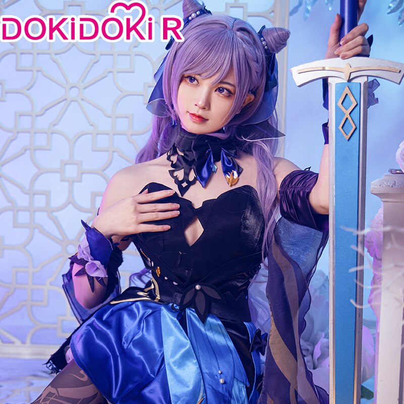 I cosplayed my fake cat girl Keqing! : r/Genshin_Impact