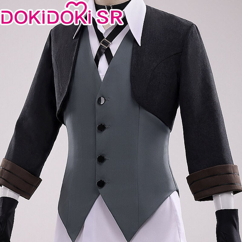 【Size L-3XL】DokiDoki-SR Anime Cosplay Costume Uniform Black Suit ...