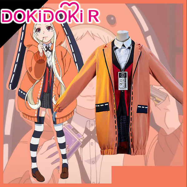 DokiDoki-R Anime Kakegurui Cosplay Yomoduki Runa Costume Halloween