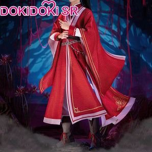 【Partially Ready For Ship】 DokiDoki-SR Anime Tian Guan Ci Fu Cosplay Hua Cheng San Lang Ver Red Costume Heaven Official's Blessing HuaCheng TGCF