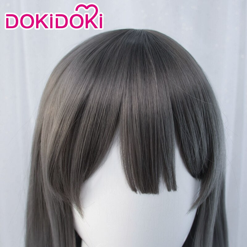 Seishun Buta Yarou wa Bunny Girl Senpai no Yume wo Minai Sakurajima Mai  Dark Gray Long Cosplay Wigs For Sale