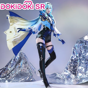【Ready For Ship】DokiDoki-SR Game Genshin Impact Cosplay Eula Costume / Shoes
