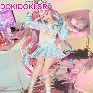 【Partially Ready For Ship】DokiDoki-SR Game NEEDY GIRL OVERDOSE Cosplay KAngel Cospaly Costume Game Halloween