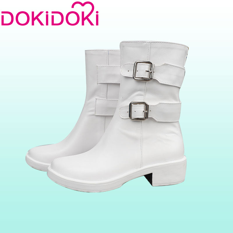 DokiDoki Anime Cosplay Shoes White Boots